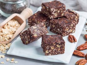 Barras de Avena y Chocolate Saludables