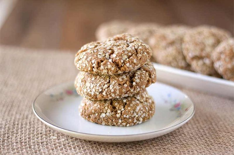Galletas de Quinua y Avena sin Azúcar Receta Saludable