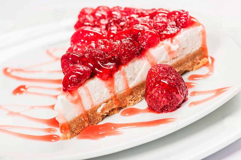 Tarta de Queso sin Lactosa ¡Con Fresas y Sin Azúcar!