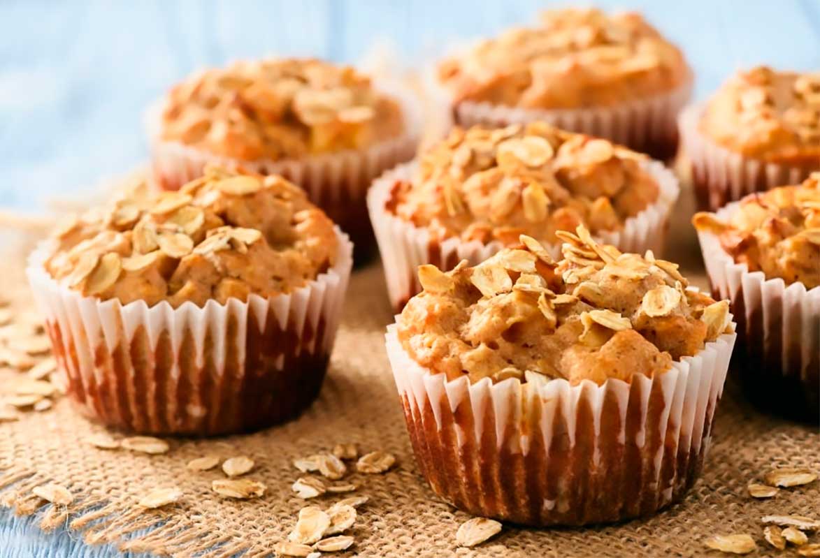 muffins-de-avena-y-manzana